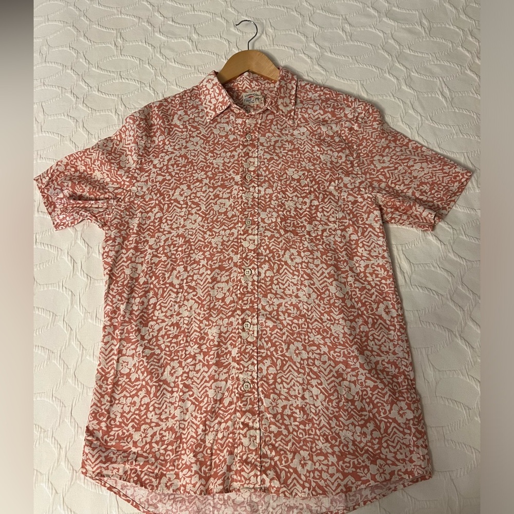 NWT Faherty Hemp Button Down